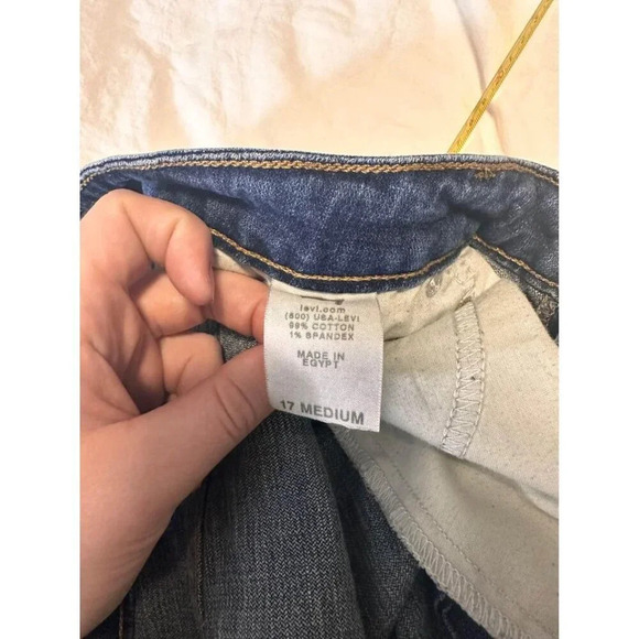 Levi’s 524 Super Low Rise Jeans – Size 17 (Juniors) #0538 - Picture 8 of 9